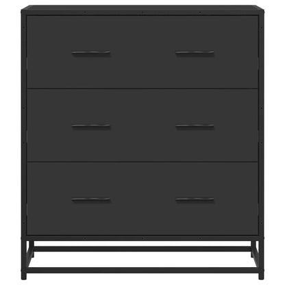 Aparador 68x35x76 cm derivados de madeira/metal preto