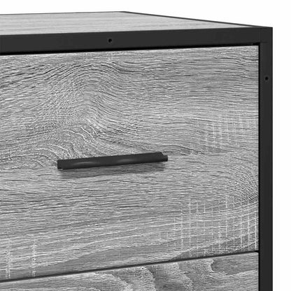 Aparador 68x35x76 cm deriv. de madeira cinzento sonoma