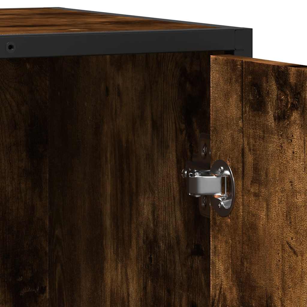 Aparador 62x35x76 cm derivados de madeira carvalho fumado