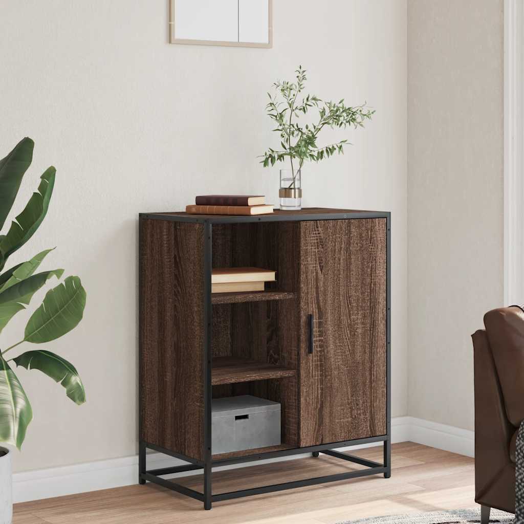 Aparador 62x35x76 cm derivados de madeira carvalho castanho