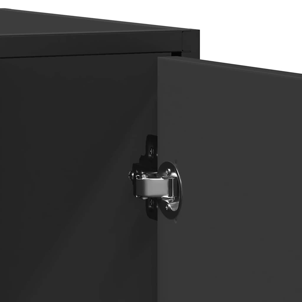 Aparador 94x35x76 cm derivados de madeira preto