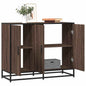 Aparador 94x35x76 cm madeira processada cor carvalho castanho