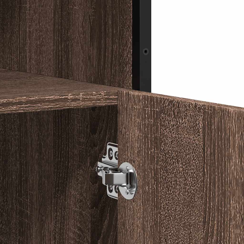 Aparador 100x35x76 cm derivados de madeira carvalho castanho