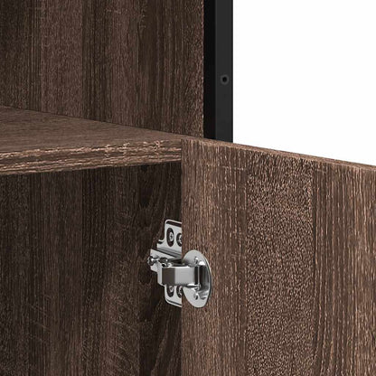 Aparador 100x35x76 cm derivados de madeira carvalho castanho