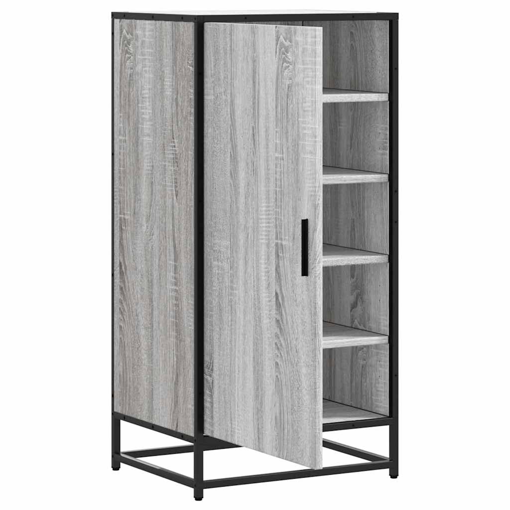Sapateira 48x38x97,5 cm derivados de madeira cinzento sonoma