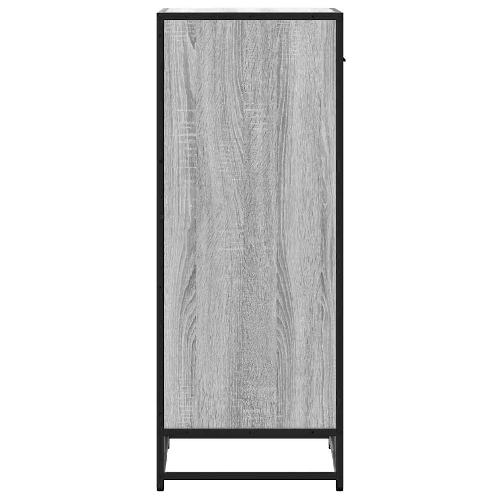 Sapateira 48x38x97,5 cm derivados de madeira cinzento sonoma