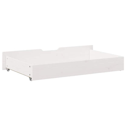 Gavetas para cama 2 pcs 90x55x17 cm pinho maciço branco