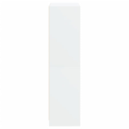 Armário alto c/ portas 68x37x142 cm derivados de madeira branco