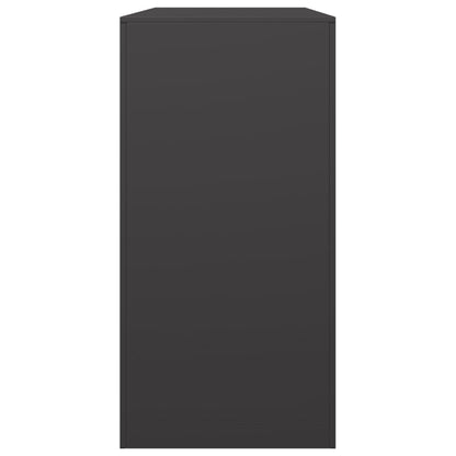 Suporte para lenha 100x40x80 cm aço preto