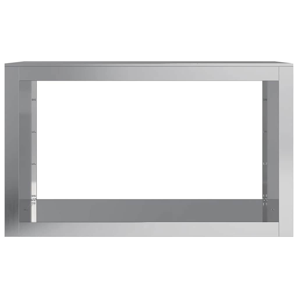 Suporte para lenha 100x40x60 cm aço galvanizado