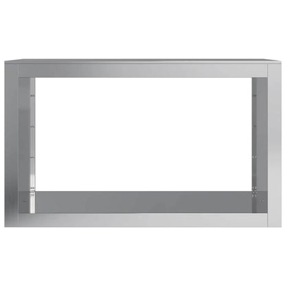 Suporte para lenha 100x40x60 cm aço galvanizado