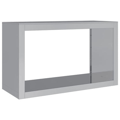 Suporte para lenha 100x40x60 cm aço galvanizado