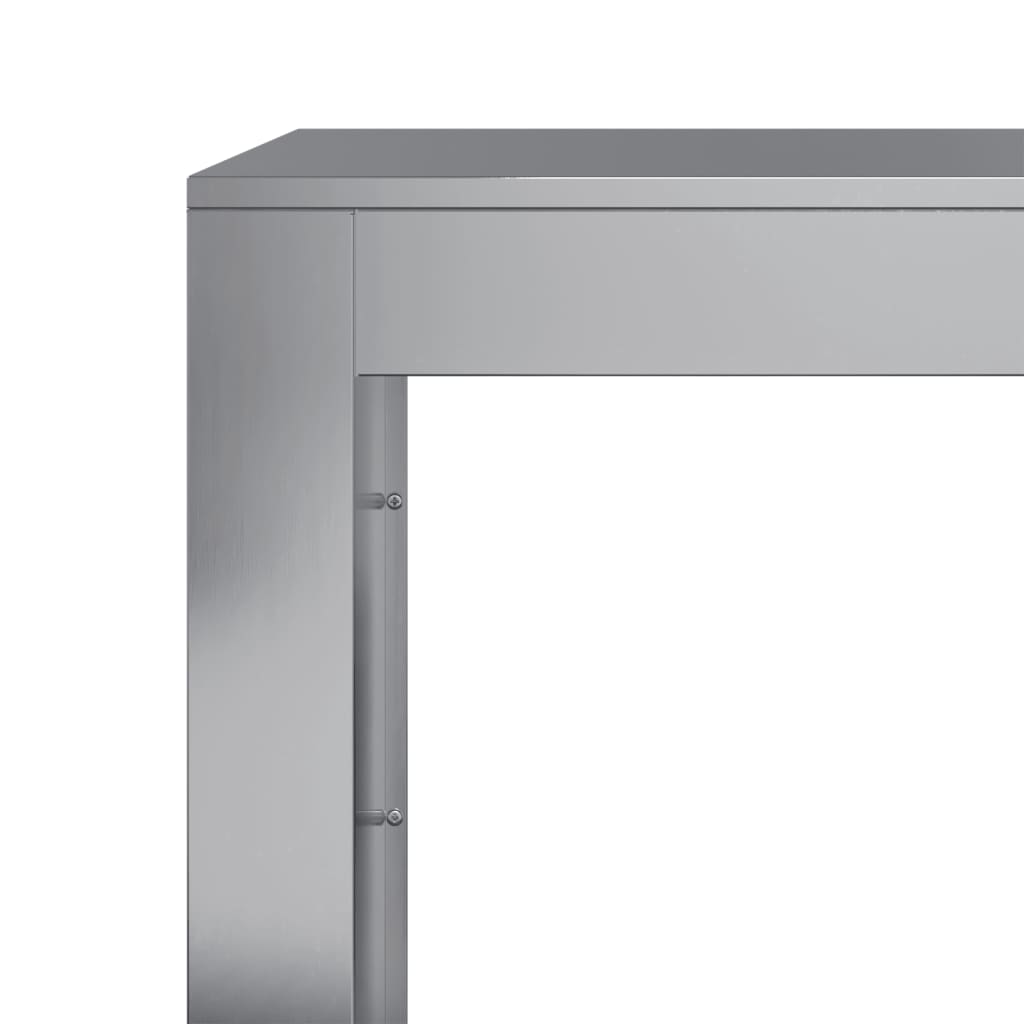 Suporte para lenha 100x40x60 cm aço galvanizado