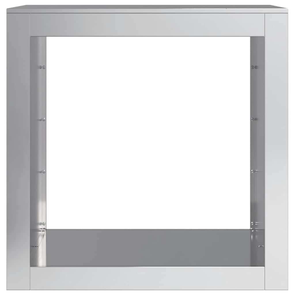 Suporte para lenha 60x40x60 cm aço galvanizado