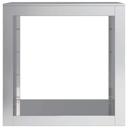 Suporte para lenha 60x40x60 cm aço galvanizado