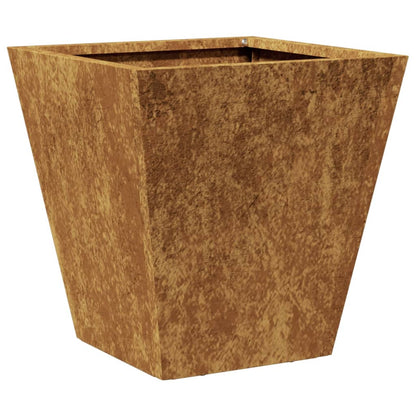 Garden Planters 2 pcs 30x30x30 cm aço resistente às intempéries