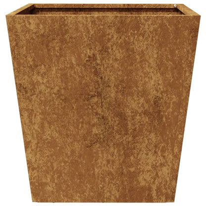Garden Planters 2 pcs 40x40x40 cm aço resistente às intempéries