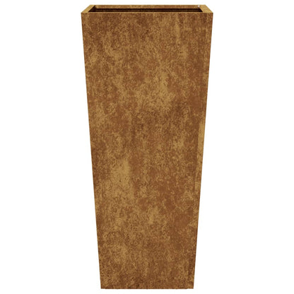 Plantador de Jardim 35x35x75 cm aço resistente às intempéries