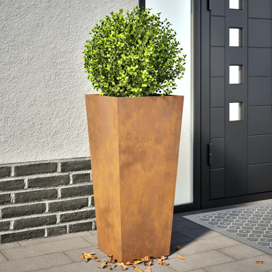 Plantadores de Jardim 2 pcs aço resistente às intempéries