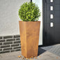 Plantadores de Jardim 2 pcs aço resistente às intempéries