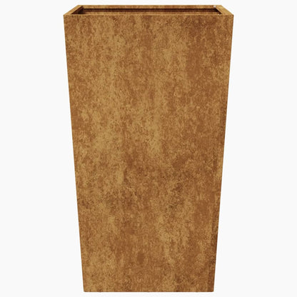 Garden Planter 45x45x75 cm aço resistente às intempéries