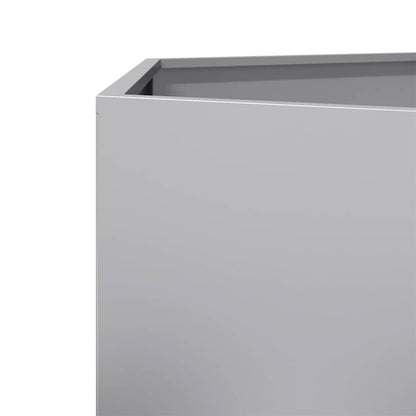 Vaso/floreira de jardim hexagonal 69x60x45 cm aço galvanizado