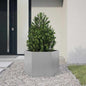 Vaso/floreira de jardim hexagonal 69x60x45 cm aço galvanizado