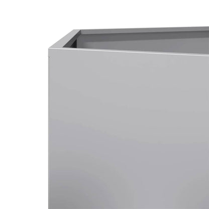 Vaso/floreira de jardim hexagonal 138x120x45 cm aço galvanizado