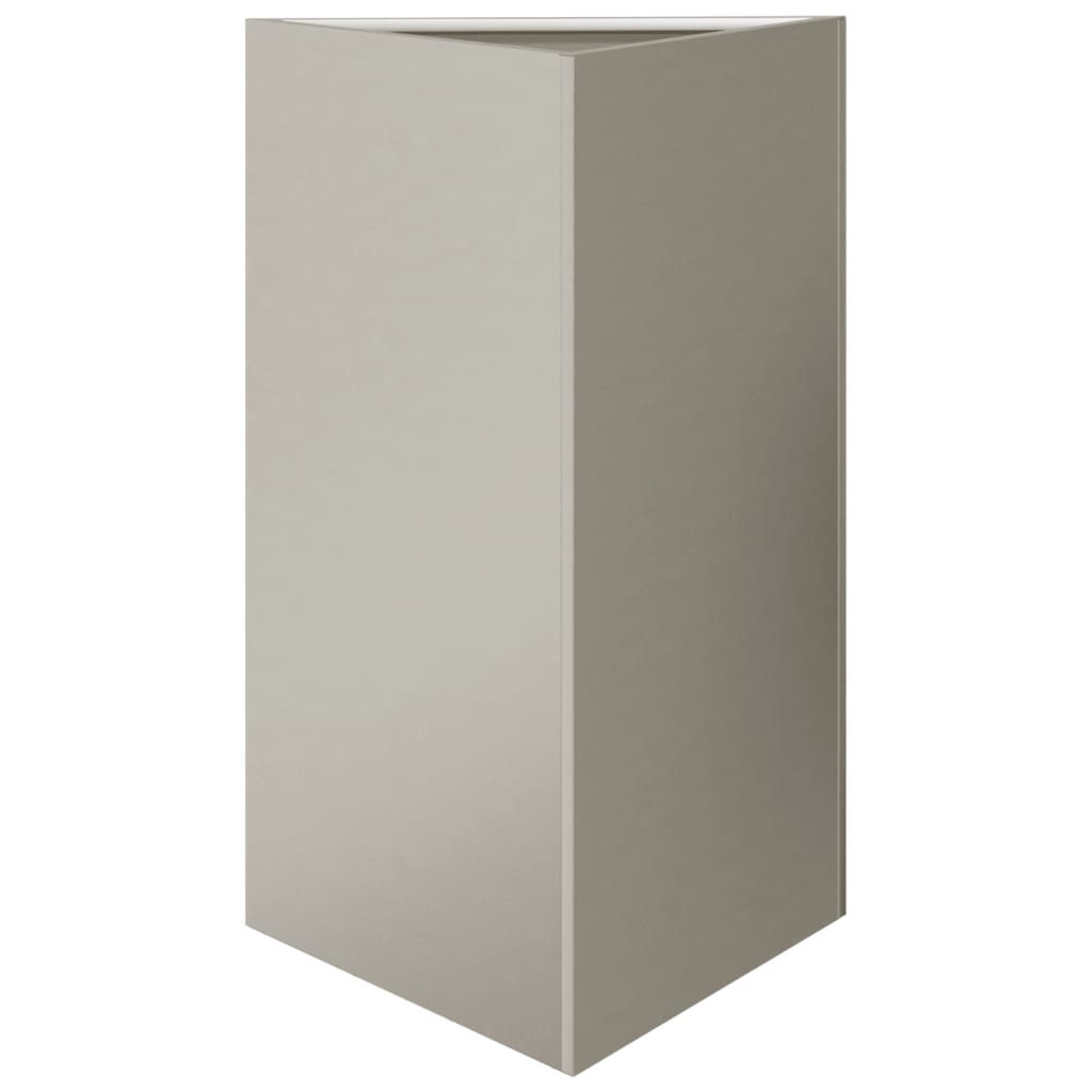 Garden Planters 2 pcs Triangular aço resistente às intempéries