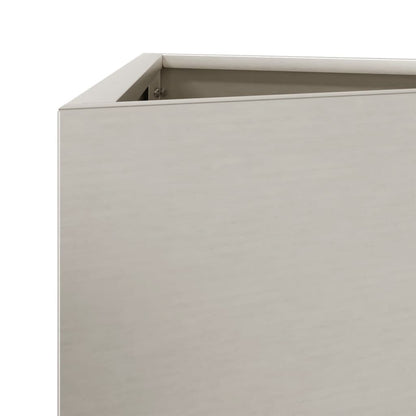 Garden Planters 2 pcs Triangular aço resistente às intempéries