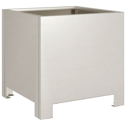 Garden Planters 2 pcs 30x30x30 cm aço resistente às intempéries