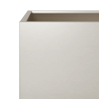 Garden Planters 2 pcs 30x30x30 cm aço resistente às intempéries