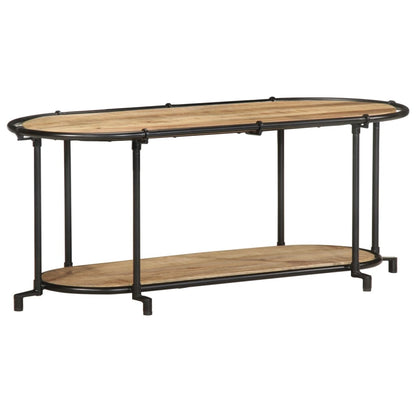 Móvel TV 100x42x40 cm madeira de mangueira áspera maciça