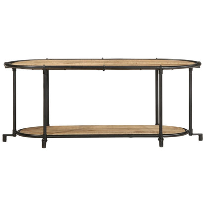 Móvel TV 100x42x40 cm madeira de mangueira áspera maciça