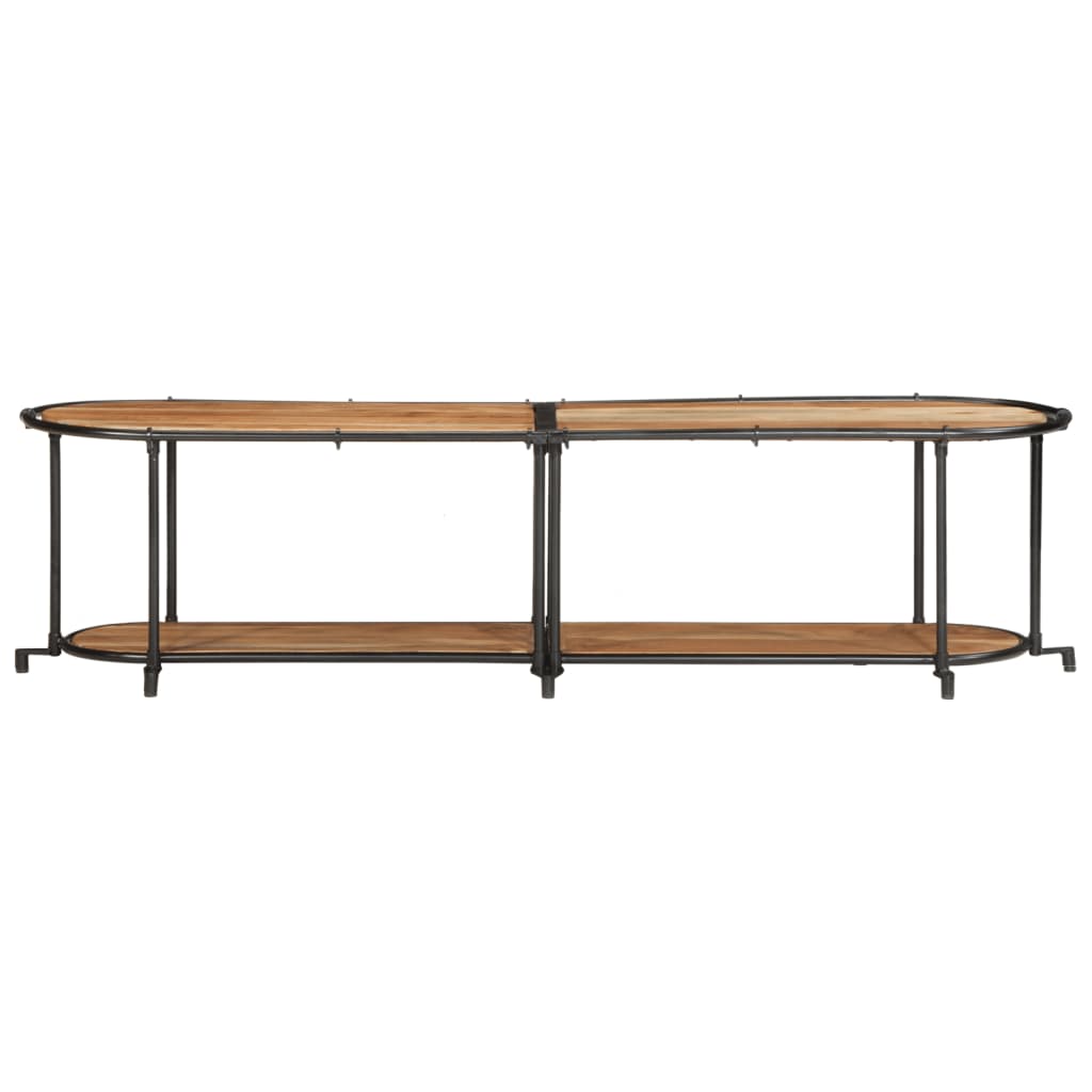 Móvel de TV de madeira de acácia maciça 160x42x40 cm