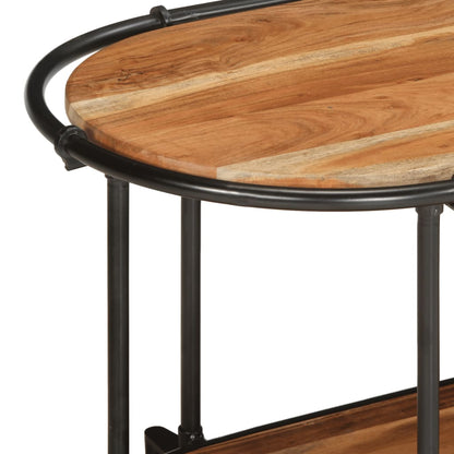 Móvel de TV de madeira de acácia maciça 160x42x40 cm