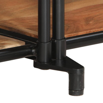 Móvel de TV de madeira de acácia maciça 160x42x40 cm