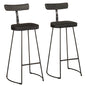 Bancos de bar 2 pcs 49x43x103 cm madeira de mangueira maciça