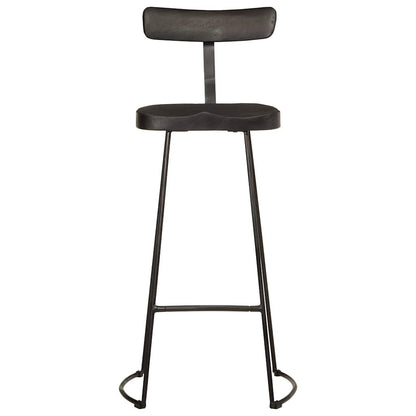 Bancos de bar 2 pcs 49x43x103 cm madeira de mangueira maciça