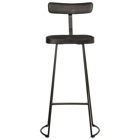 Bancos de bar 2 pcs 49x43x103 cm madeira de mangueira maciça