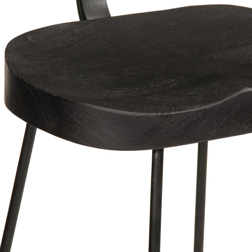 Bancos de bar 2 pcs 49x43x103 cm madeira de mangueira maciça