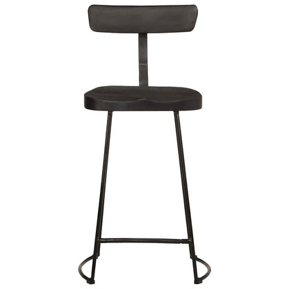 Bancos de bar 2 pcs 49x43x88 cm madeira de mangueira maciça