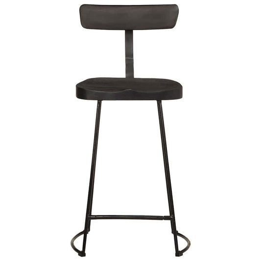 Bancos de bar 2 pcs 49x43x88 cm madeira de mangueira maciça