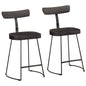 Bancos de bar 2 pcs 49x43x79 cm madeira de mangueira maciça
