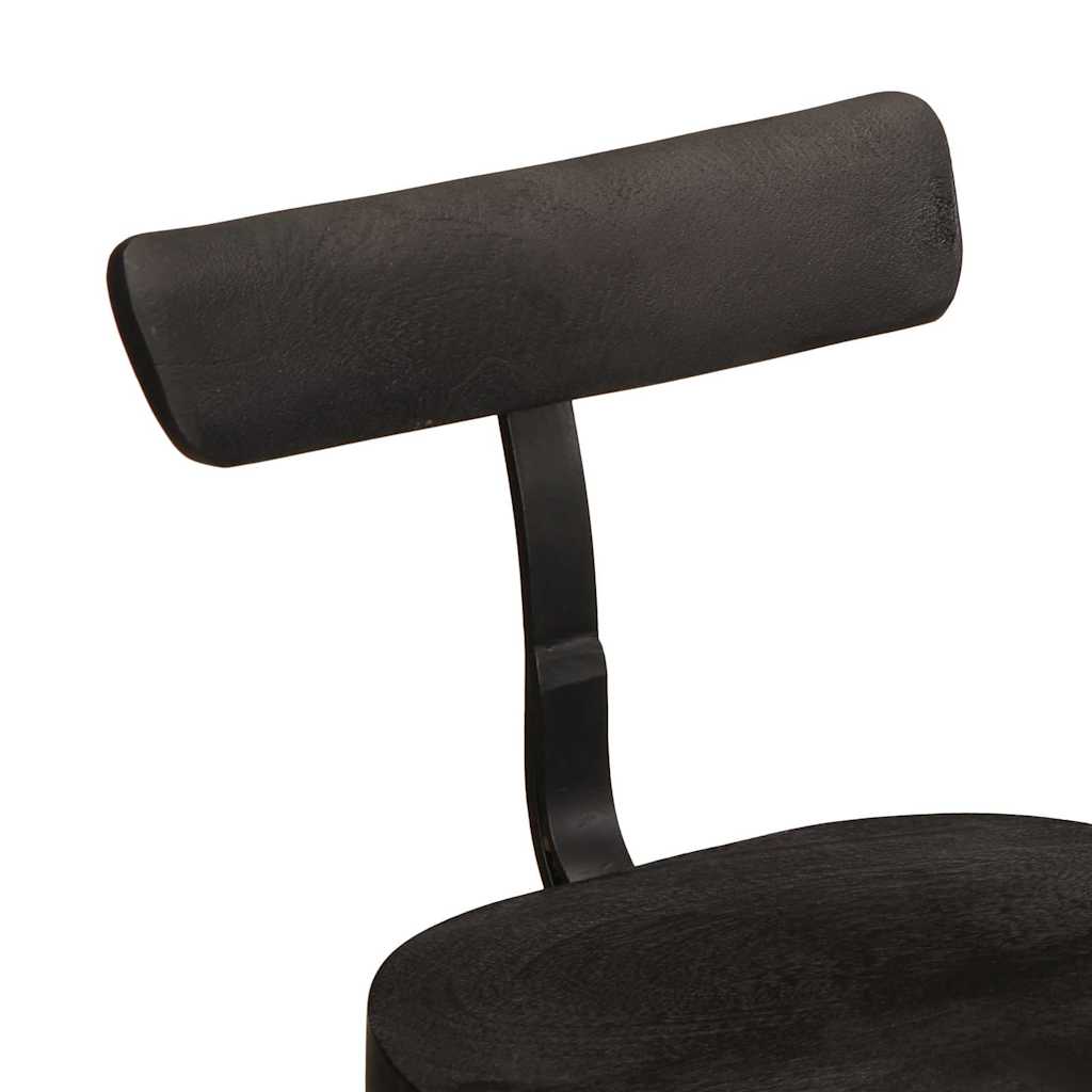 Bancos de bar 2 pcs 49x43x79 cm madeira de mangueira maciça