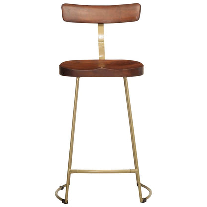 Bancos de bar 2 pcs 49x43x88 cm madeira de mangueira maciça