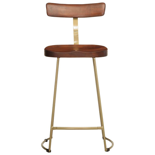 Bancos de bar 2 pcs 49x43x88 cm madeira de mangueira maciça