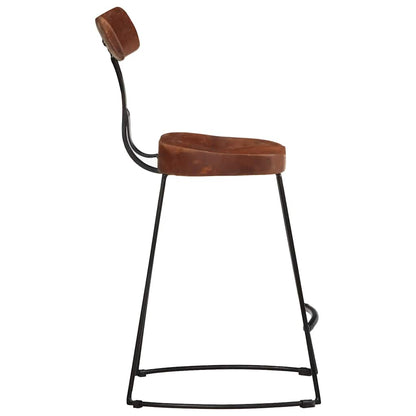 Bancos de bar 2 pcs 49x43x79 cm madeira de mangueira maciça