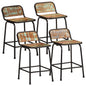 Bancos de bar 2 pcs 46x35,5x70 cm Madeira Maciça Recuperada