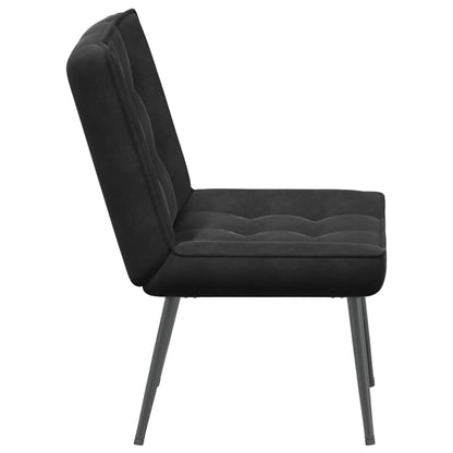 Cadeira de descanso 64x74x84 cm veludo preto